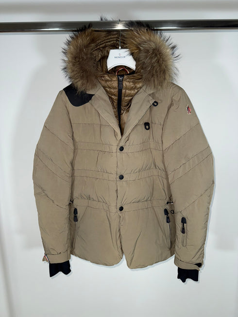 Moncler Zillertal Jacket Size 5 Beige